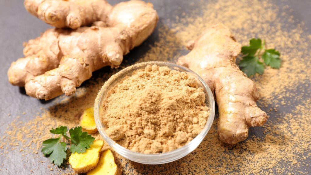 Especias antiinflamatorias. Jengibre y perejil.