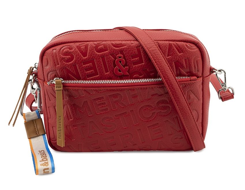 Bolso crossbody FIOR rojo Fun&Basic