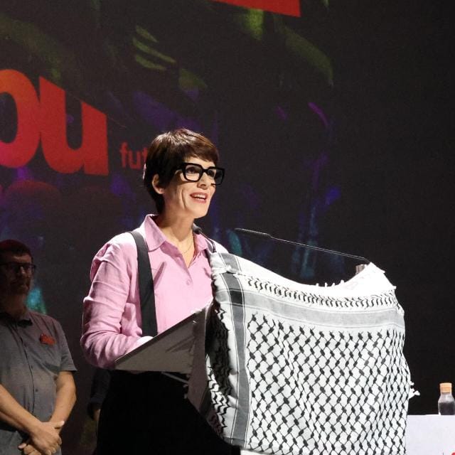 Teresa Fuentes, secretaria general de CCOO Murcia