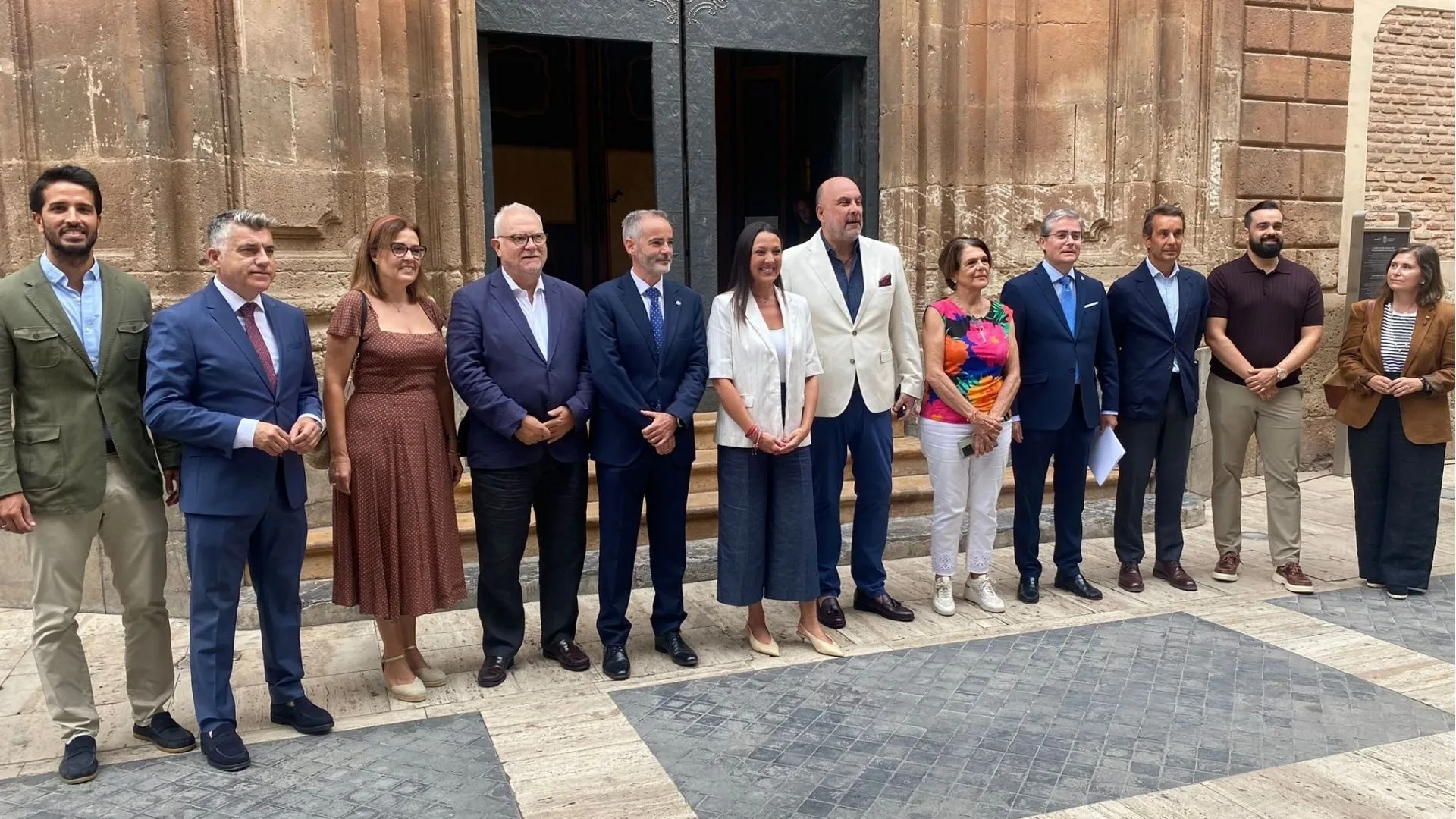 La consejera de Turismo, Cultura y Deportes, Carmen Conesa, en la presentación de la IX Semana Internacional de las Letras ExLibris Murcia